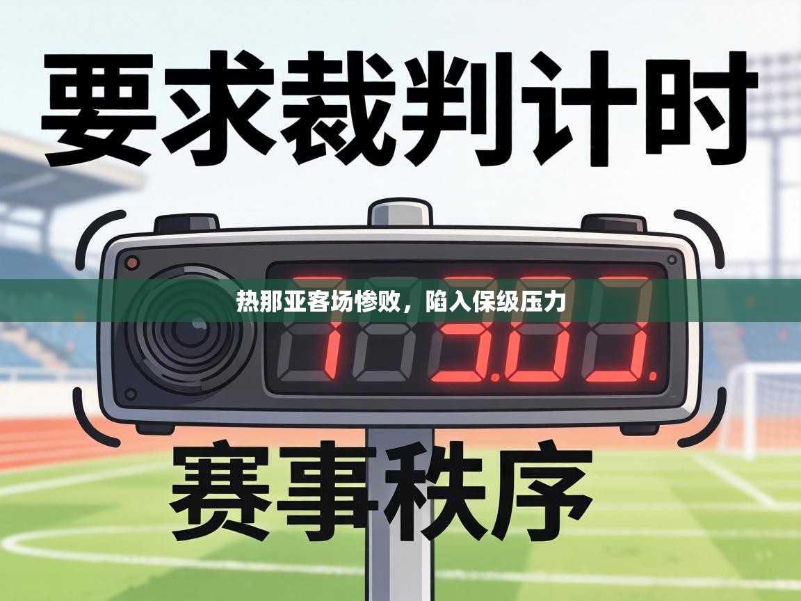 热那亚客场惨败,陷入保级压力 第2张